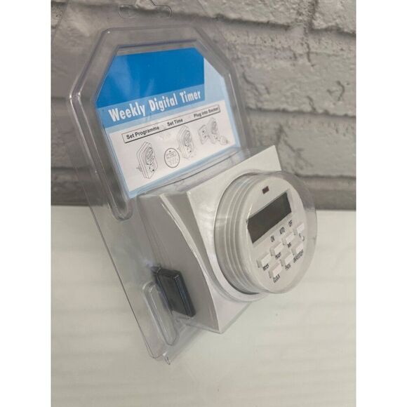 Digital Program Timer Weekly with Dual Outlet - Picture 5 of 6
